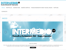 Tablet Screenshot of inter-medio.com